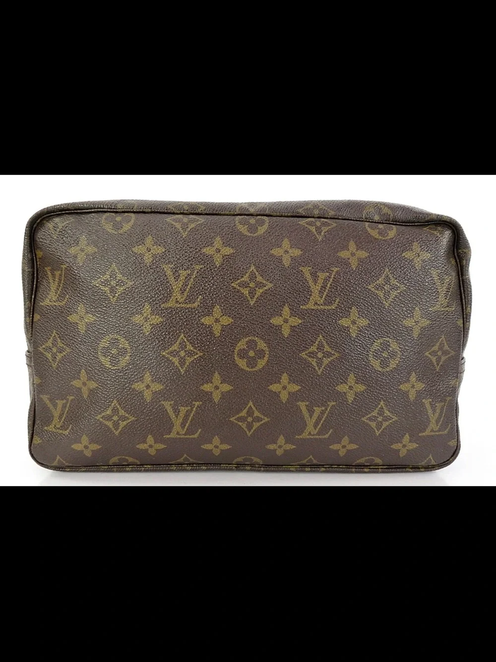 Louis Vuitton Monogram Canvas Brown & Gold Cosmetic Pouch